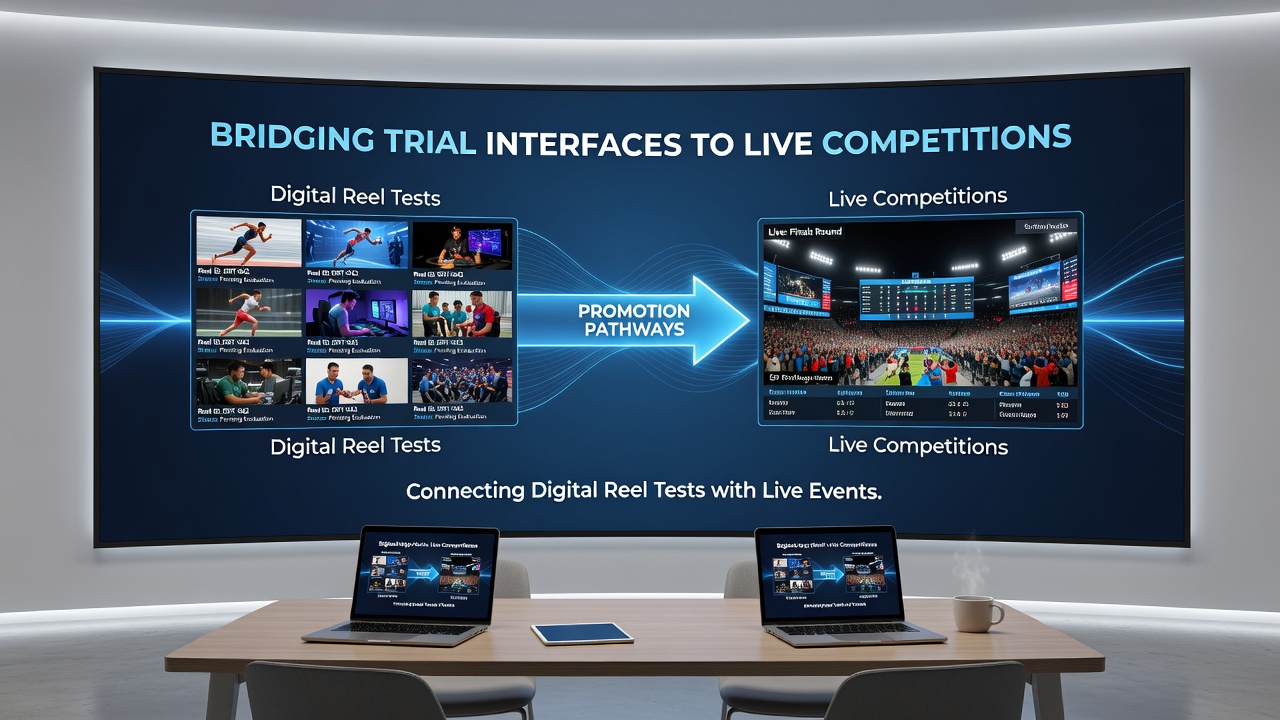 Live competition interfaces showing roulette and blackjack prize structures connected to prior digital trials