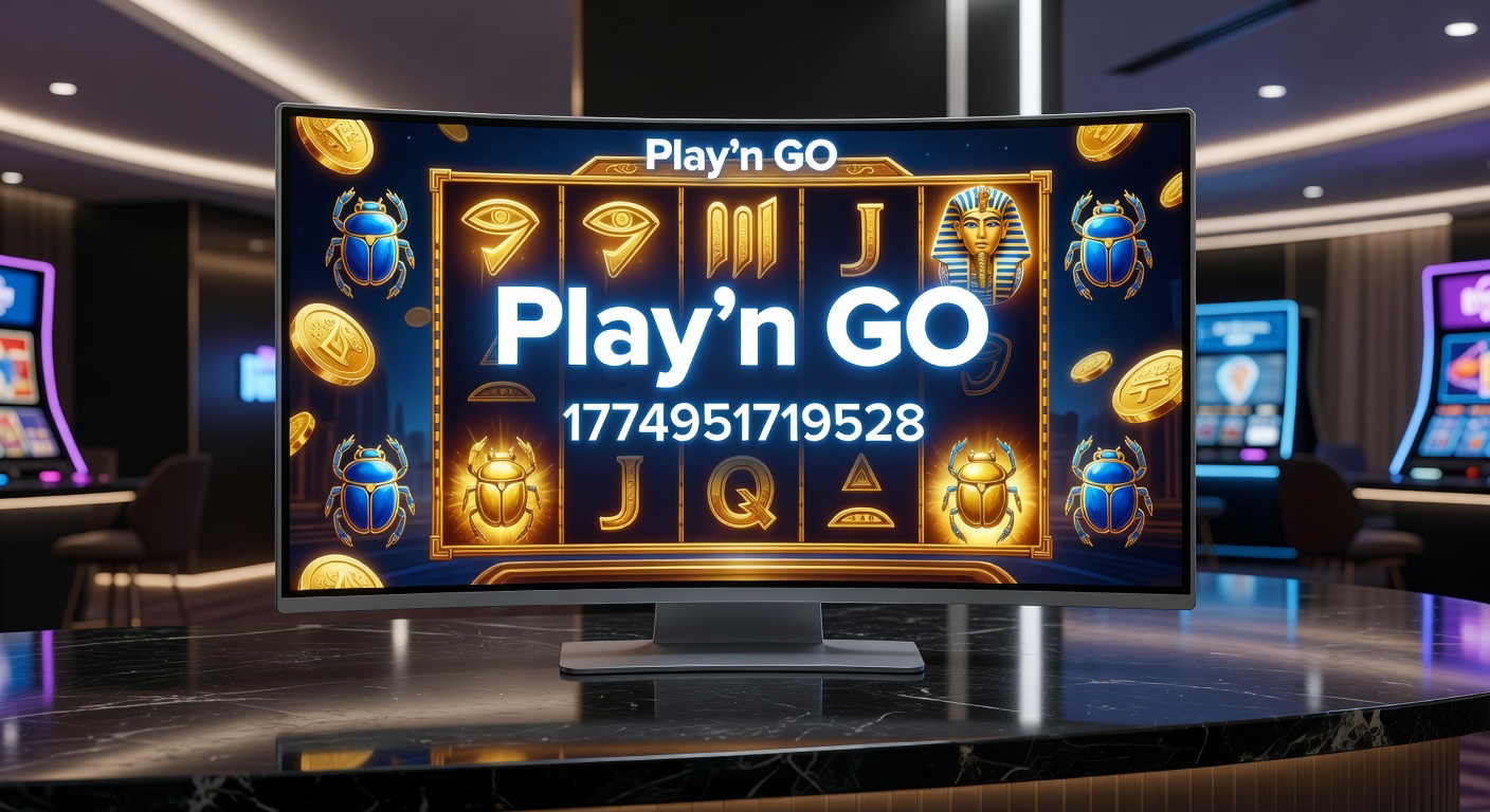 Close-up of Play'n GO's innovative slot reels in action, featuring cascading symbols, wild expansions, and glowing bonus triggers on a sleek mobile device
