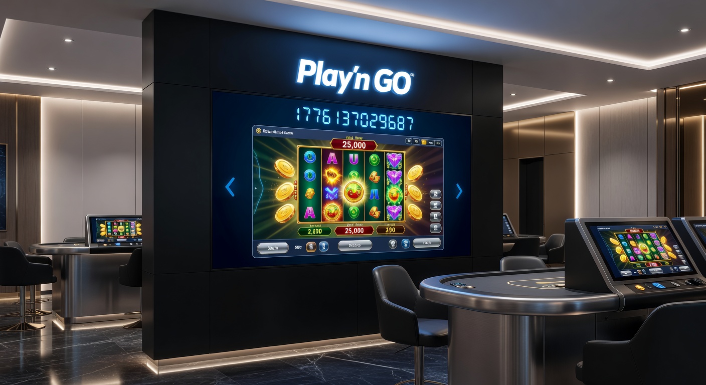Close-up of Play'n GO game features including cascading symbols and multiplier trails on a mobile screen