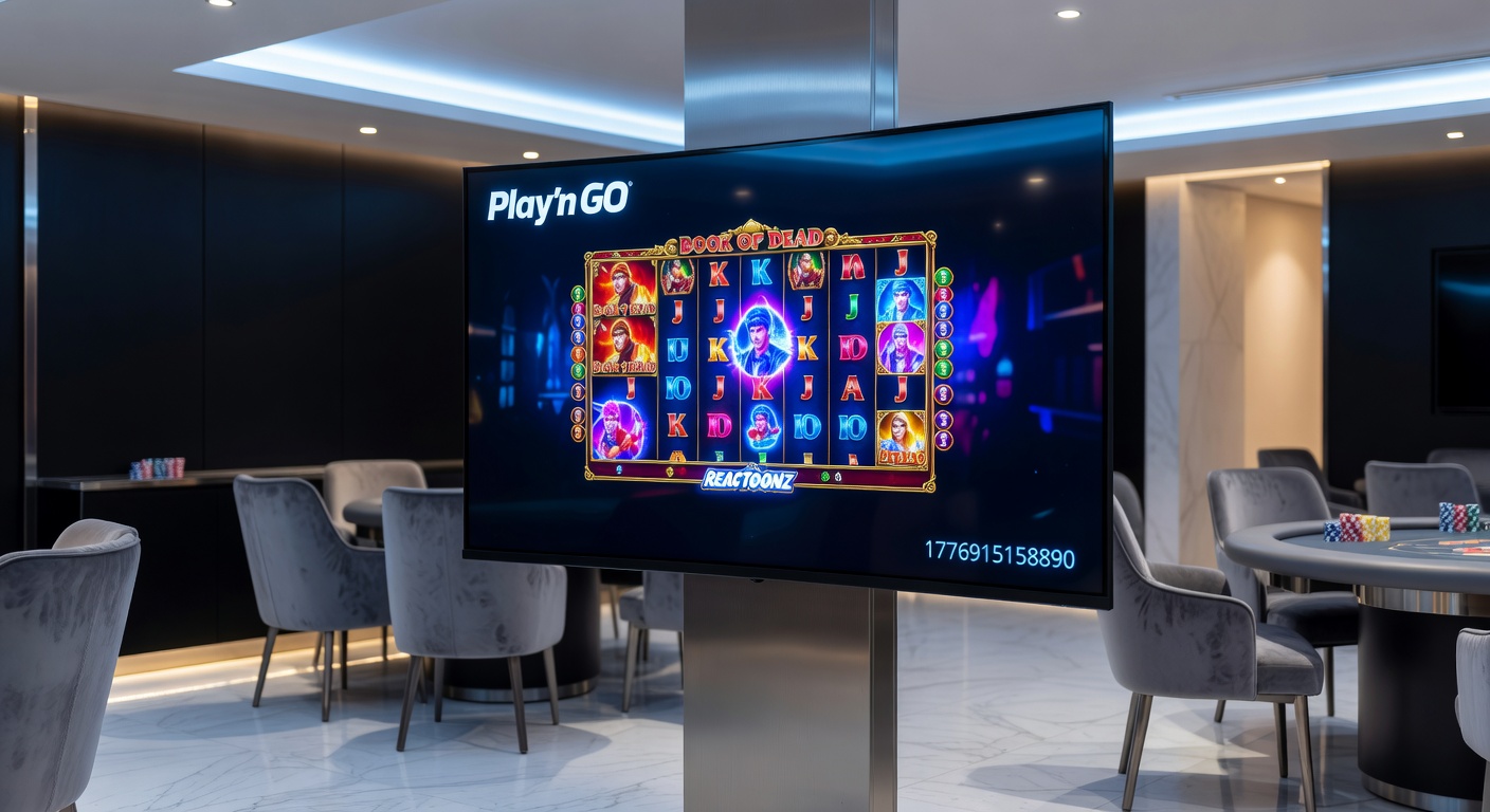 Close-up of Play'n GO game interface showing bonus wheels, multipliers, and cascading wins on a mobile screen, highlighting technical precision and visual flair