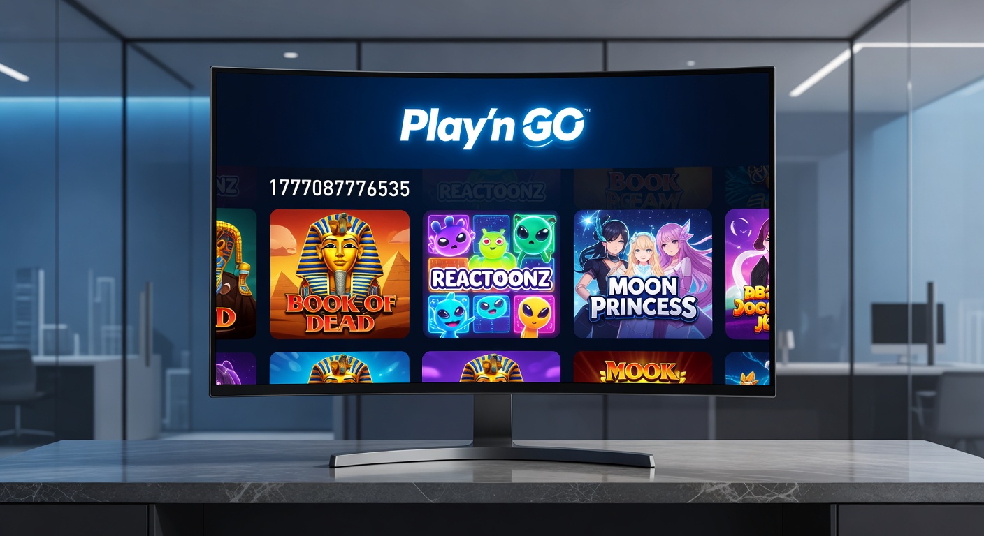 Close-up of a Play'n GO game screen showing high-volatility cascades, glowing wilds, and escalating multipliers in a themed slot adventure