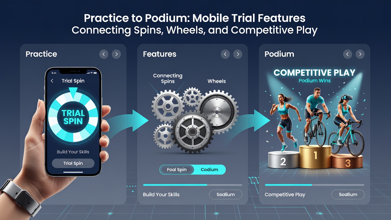 Split screen showing mobile slot spins on left and roulette wheel interface on right with shared tournament progress bar